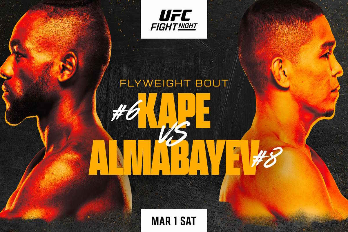 ufc kape vs almabayev predictions